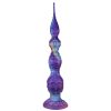 Extra long suction cup multi-section stimulation silicone anal plug