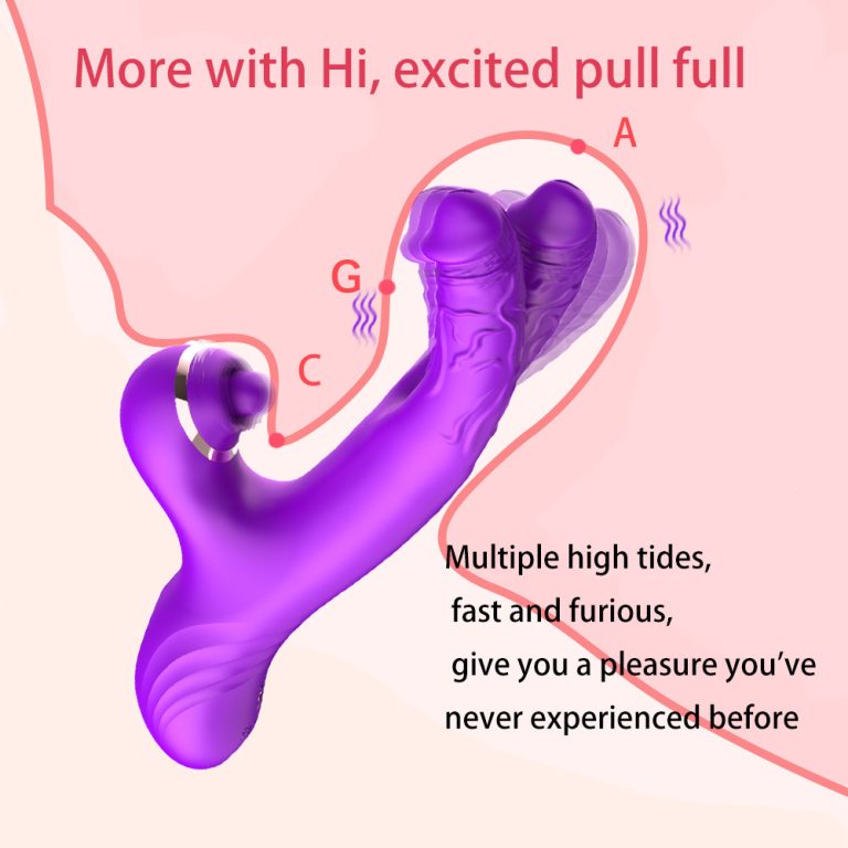 The girl's double dragon out of the sea alternately retractable vibration silicone masturbator