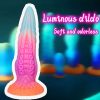 Glow-in-the-dark octopus tentacles flirting and masturbating sex toy