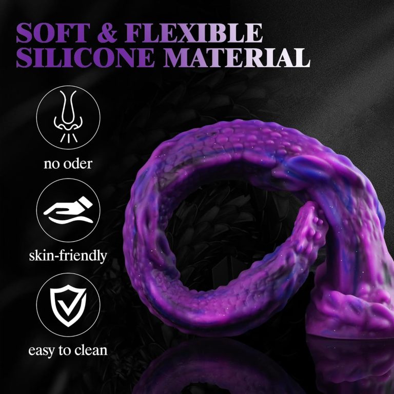 Extra long octopus tentacle-style expansion silicone anal plug