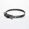Thin snakeskin punk style choker (without leash)