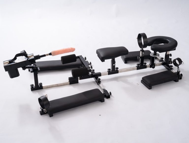 BDSM kneeling abuse fun bondage rack (including silent fun gun machine)