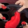 Red fireworks special-shaped wearable expansion anal plug