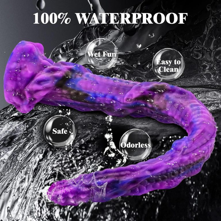 Extra long octopus tentacle-style expansion silicone anal plug