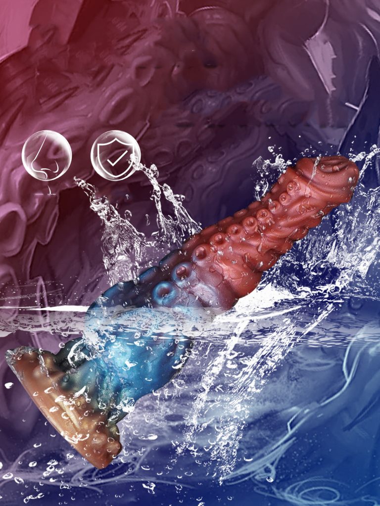 Suction cup octopus tentacle imitation penis silicone expansion masturbation dildo