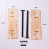 BDSM kneeling wooden shackles sex training torture device (including electric masturbation dildo)