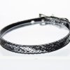Thin snakeskin punk style choker (without leash)