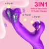 The girl's double dragon out of the sea alternately retractable vibration silicone masturbator