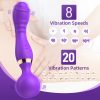 Women's dual-head dual-purpose multi-vibration frequency AV vibrator