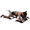 BDSM kneeling abuse fun bondage rack (including silent fun gun machine)