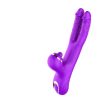 The girl's double dragon out of the sea alternately retractable vibration silicone masturbator