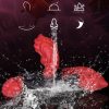 Red fireworks special-shaped wearable expansion anal plug