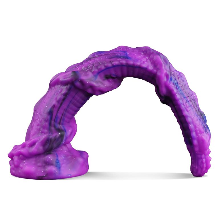Extra long octopus tentacle-style expansion silicone anal plug