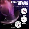 Invisible expansion silicone anal plug that can be worn outside