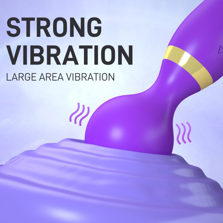 Women's dual-head dual-purpose multi-vibration frequency AV vibrator