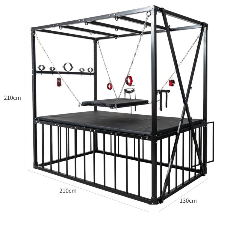 BDSM large sex training room sex game prop bed (including electric sex machine)
