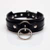 Punk style double-layer hottie choker (without leash)