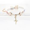 Exquisite cross accessories gradient snakeskin choker (without leash)