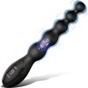 LCD silicone vibrating anal plug anal beads adult sex toys butt plug sex toys for woman prostate massager