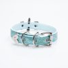 Original turquoise snakeskin choker (without leash)
