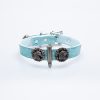 Original turquoise snakeskin choker (without leash)
