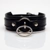 Punk style double-layer hottie choker (without leash)