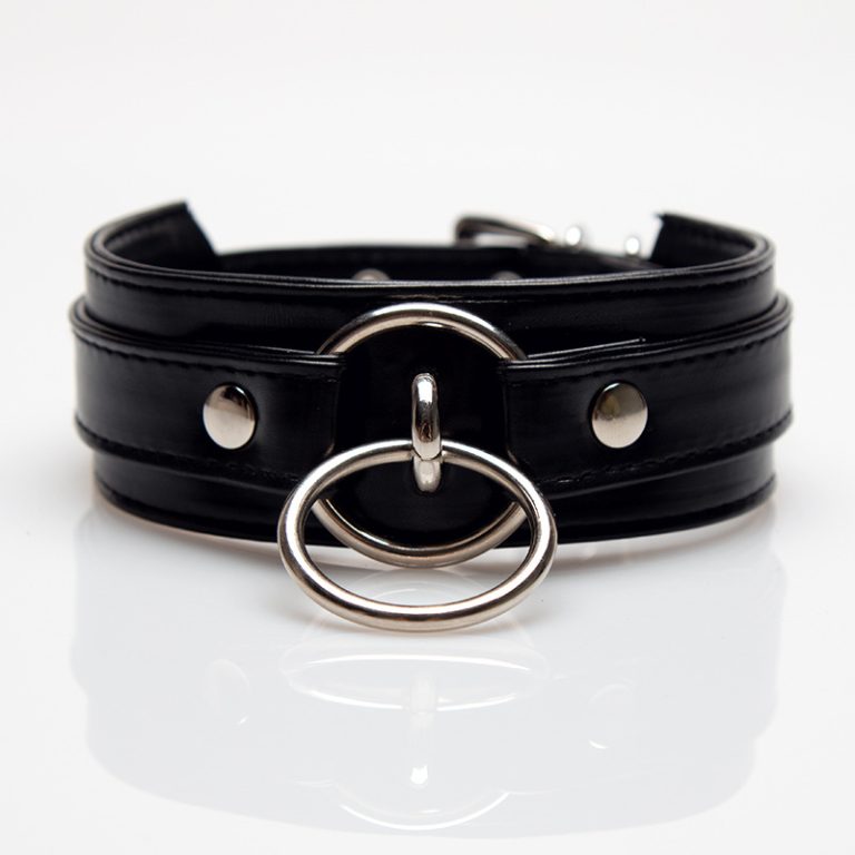 Punk style double-layer hottie choker (without leash)