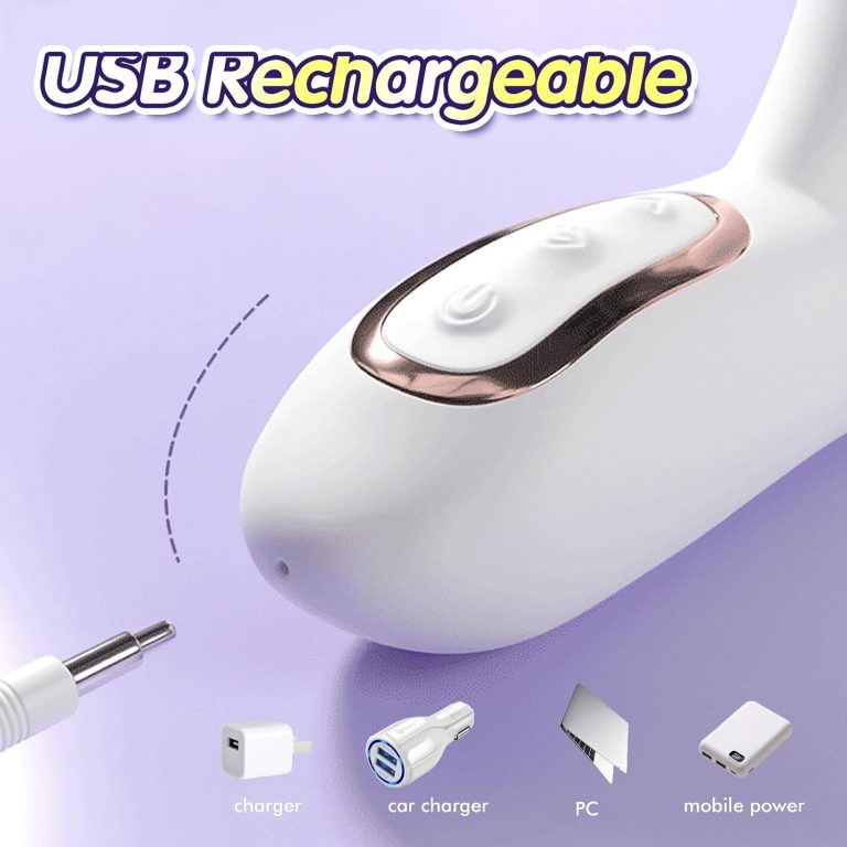 Vibrator Dildo for Women ，Thrusting Vibrator Female Dildo Adult Sex Toys Female Rabbit Vibrator, G Spot 10 × 10 Retractable Female Sex Toy Clitoral Stimulation, Waterproof & Rechargeable - Image 5