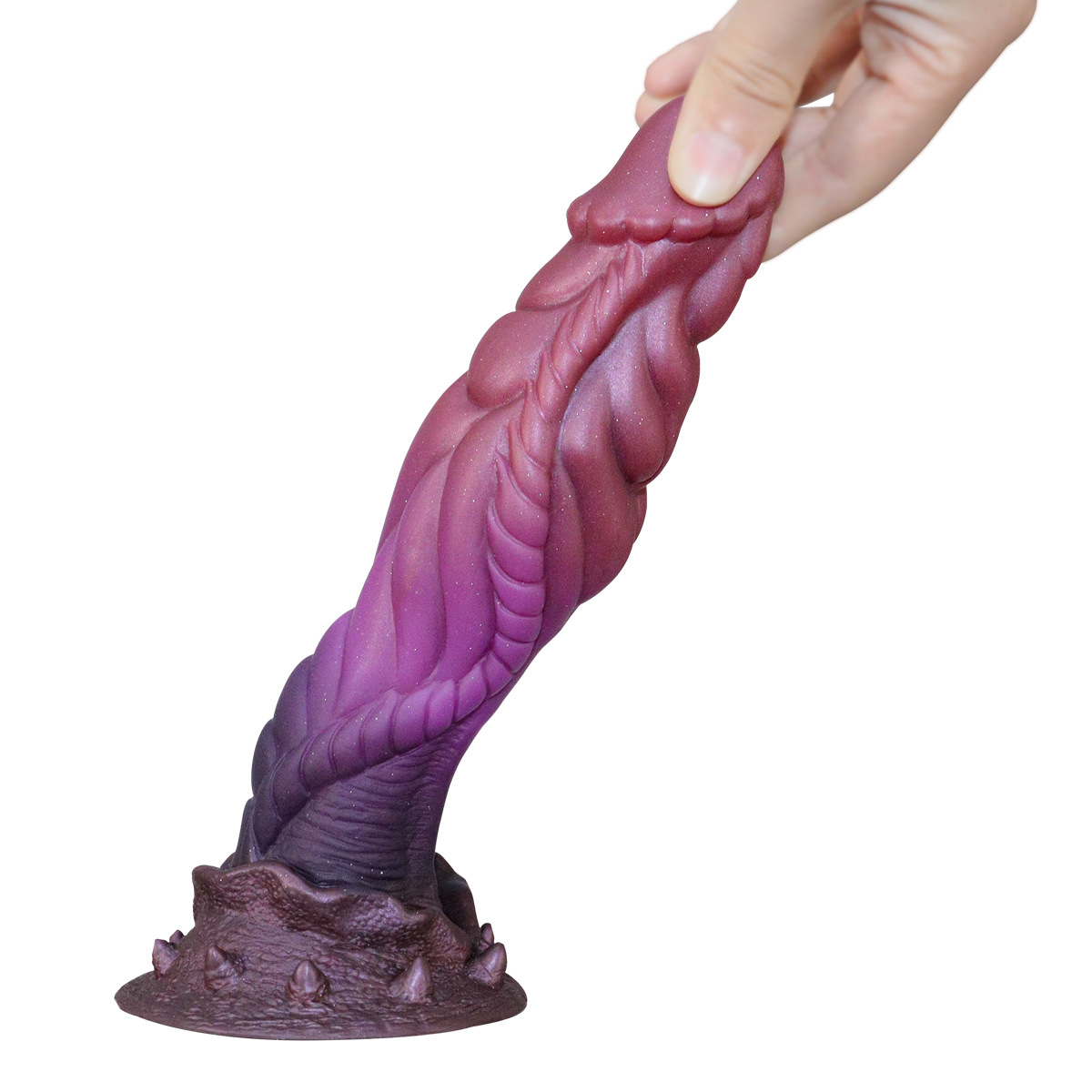Fantasy colorful fantasy dragon suction cup adult silicone masturbation toy