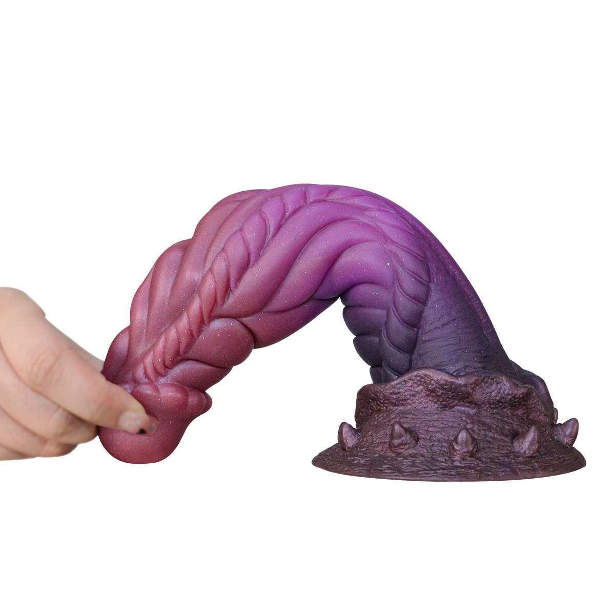 Fantasy colorful fantasy dragon suction cup adult silicone masturbation toy
