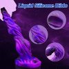 Simulation dog penis suction cup adult silicone masturbation toy