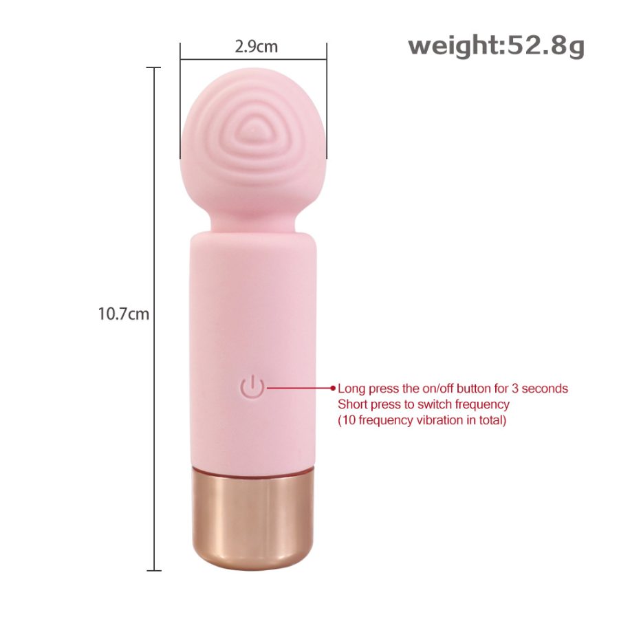 Charging mini flirting AV massage vibrator female masturbation vibrator Leya - Image 10