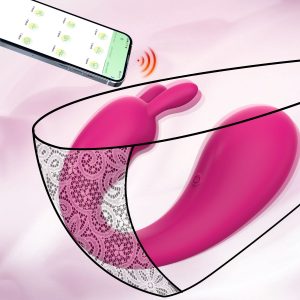 APP remote control vibrating vibrating egg adult sex toys male and female shared masturbator wearable anal back plug