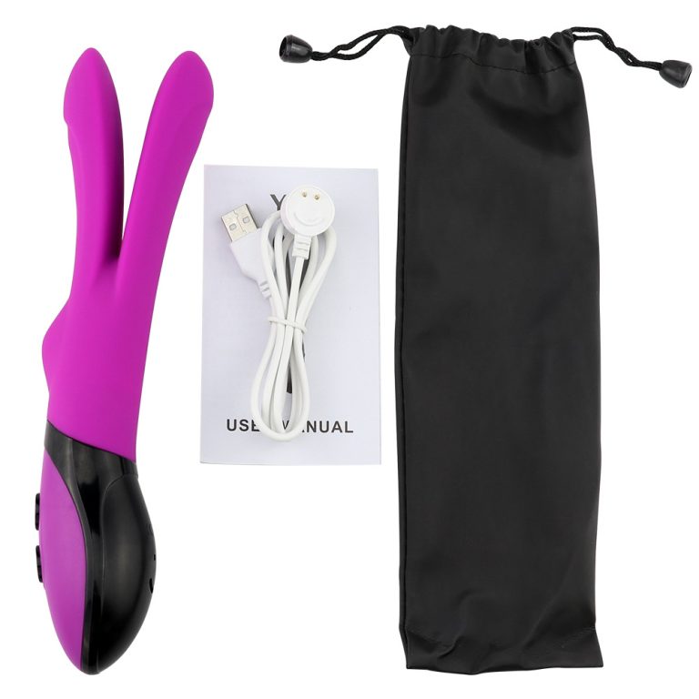 Double stem forked Y-shaped vibrator magnetic charging massage stick Female equipment - Image 8