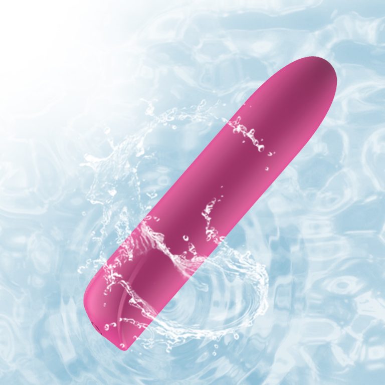 Rechargeable all-rubber-encapsulated large bullet AV vibration massage vibrator - Image 8