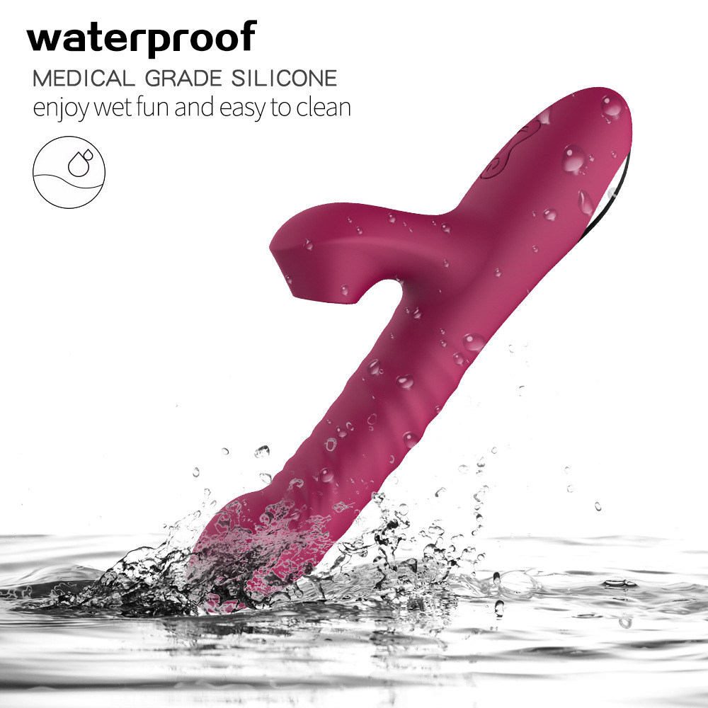 Moon Beauty G-spot telescopic sucking vibrator female masturbation massage AV vibrator - Image 11