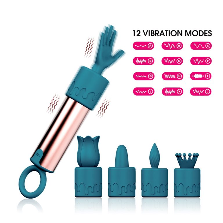 Five-in-one strong shock rechargeable bullet AV vibrator mini vibrator female massage - Image 10