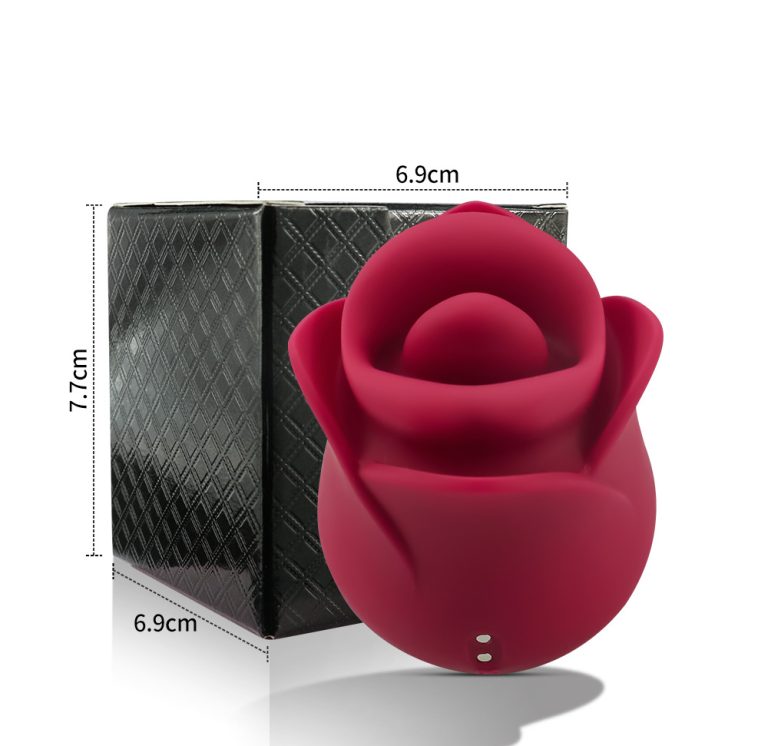 Jennifer bite tongue licking vibrator red lips rose jumping egg masturbation tongue big mouth massager - Image 11