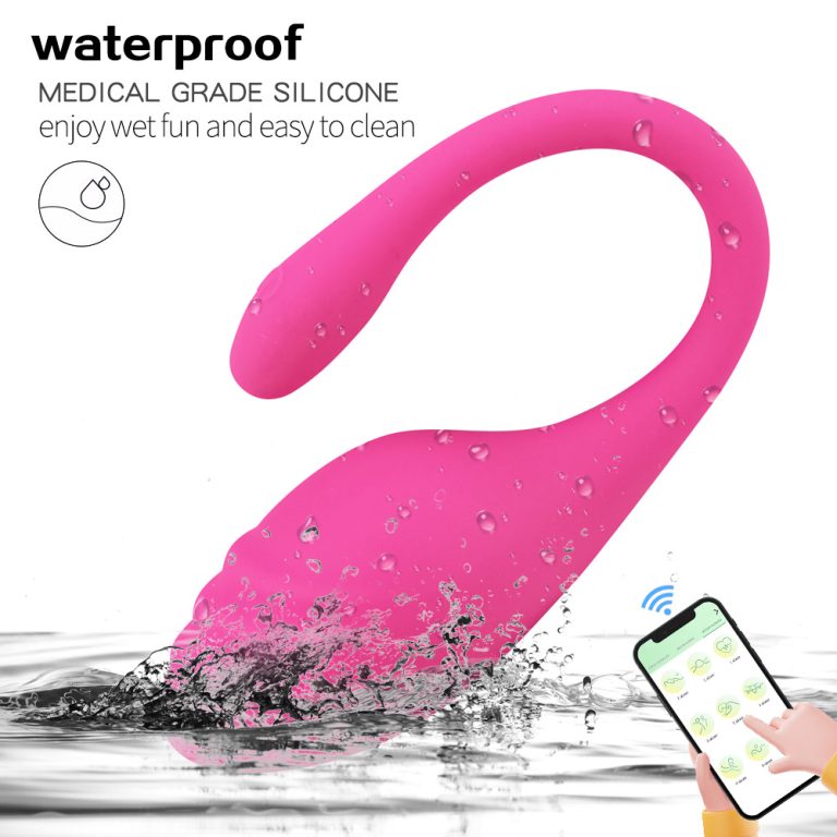 Rechargeable APP simulated small shark jumping egg for female masturbation - Image 10