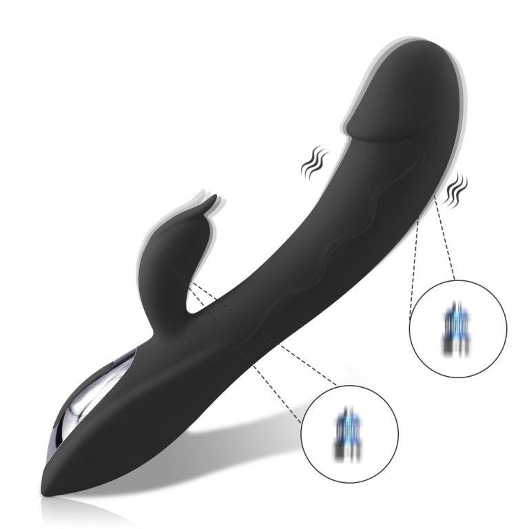 Rechargeable simulation double G-spot vibrator female massage masturbator vibrating AV stick - Image 13