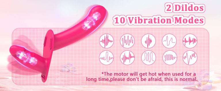 Lesbian lesbian double head vibrator fake penis leather pants wearable penis female masturbator - Image 13
