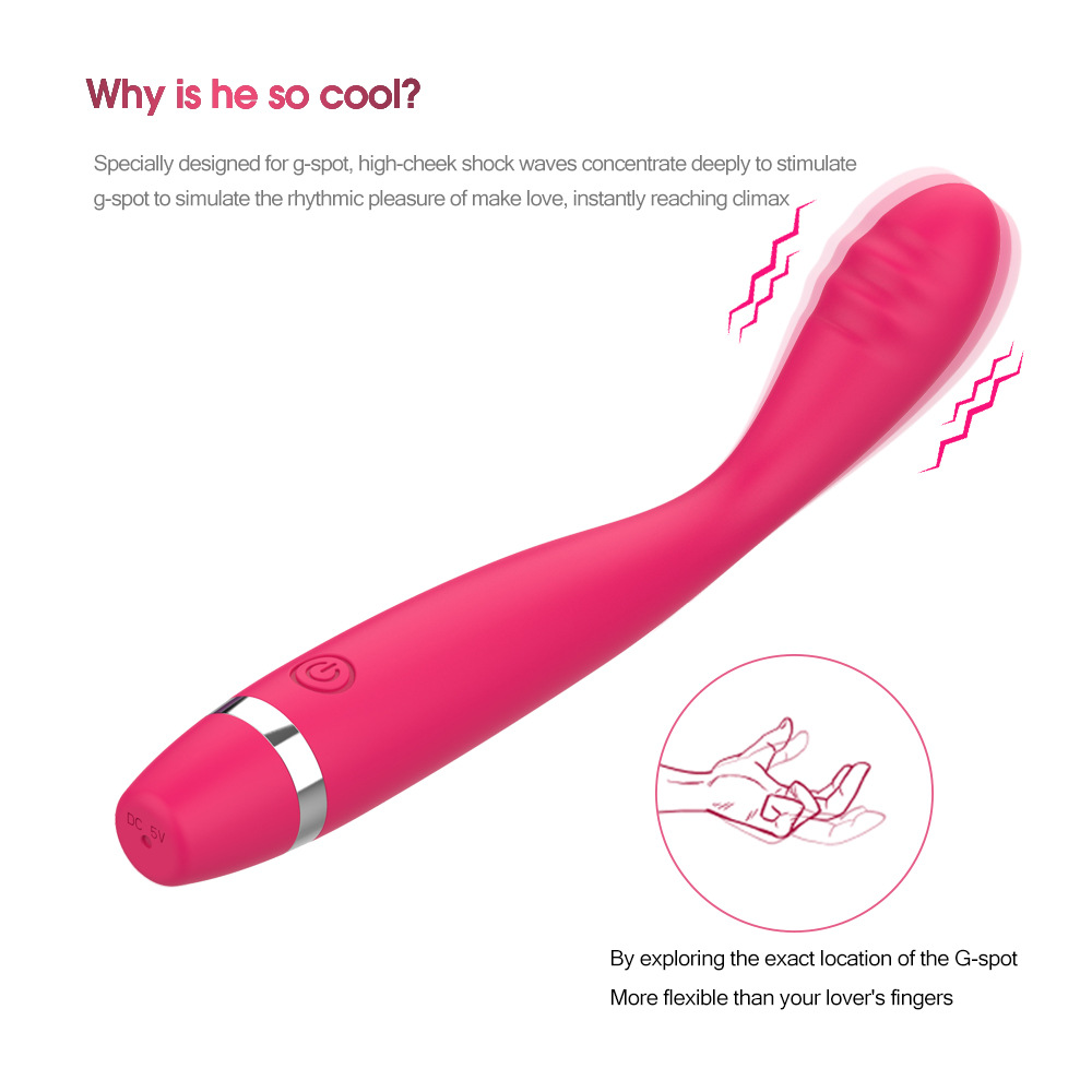Charging G-spot vibration massage AV stick female masturbation massage vibrator - Image 12