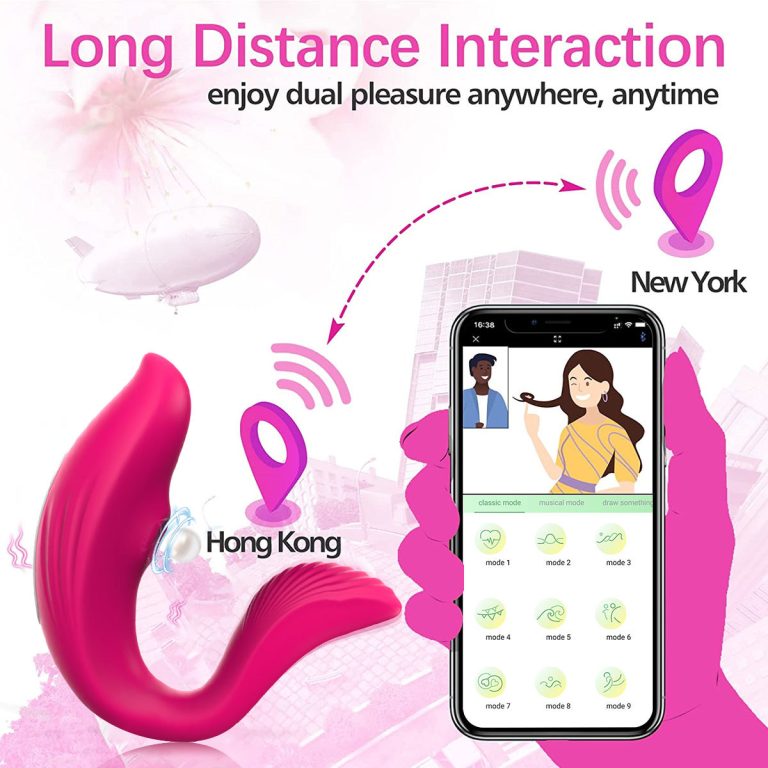 Swan wireless APP remote control sucking vibration U-shaped masturbator sex vibrating egg - Image 11