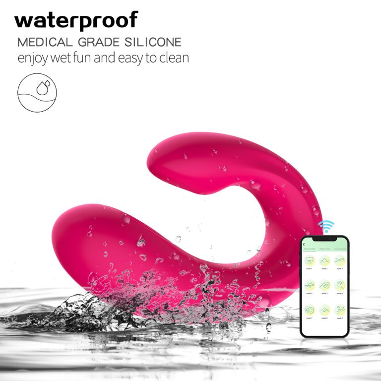 Helen wireless APP remote control U-shaped double shock fun jumping egg female vibration masturbator