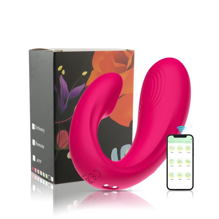 Helen wireless APP remote control U-shaped double shock fun jumping egg female vibration masturbator - Image 15