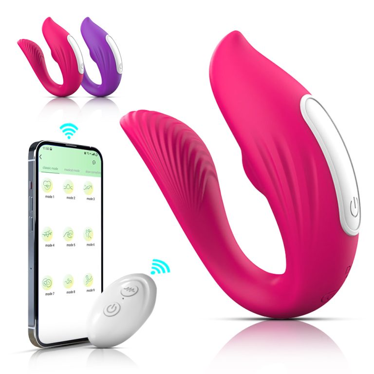 Swan wireless APP remote control sucking vibration U-shaped masturbator sex vibrating egg - Image 15