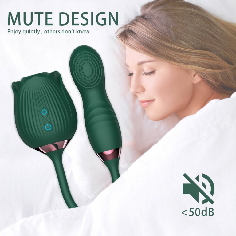 Rose new product Mantinghua sucking and pressing slapping vibrating vibrator - Image 4