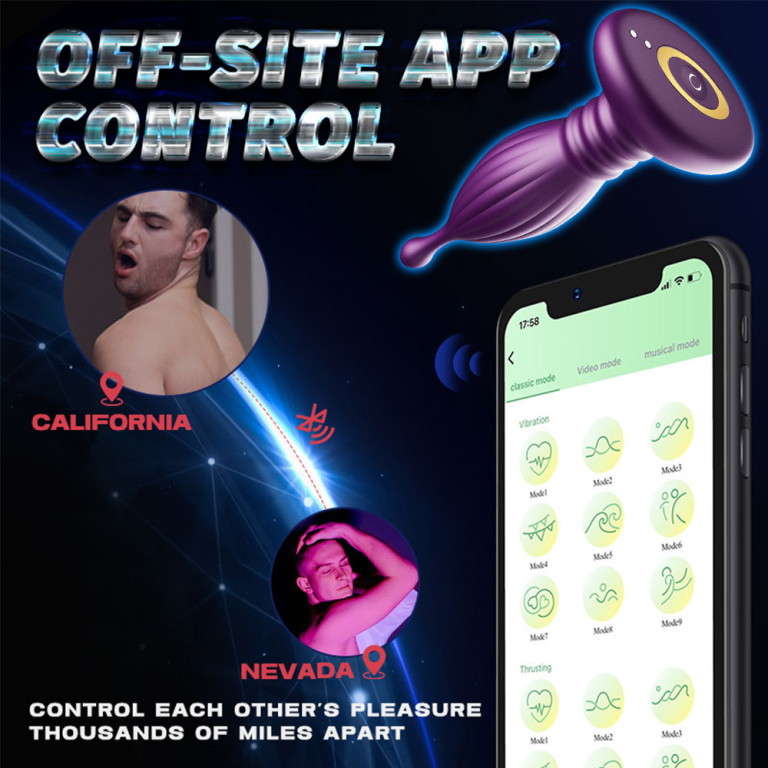 New Thanos APP remote control female vibrator masturbator male prostate massager anal plug - Image 12
