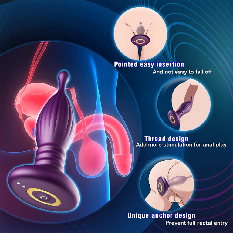 New Thanos APP remote control female vibrator masturbator male prostate massager anal plug - Image 9