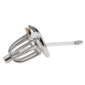 Male stainless steel simple penis lock
